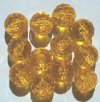 12 20mm Acrylic Faceted Topaz